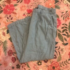 women Light Blue Pants